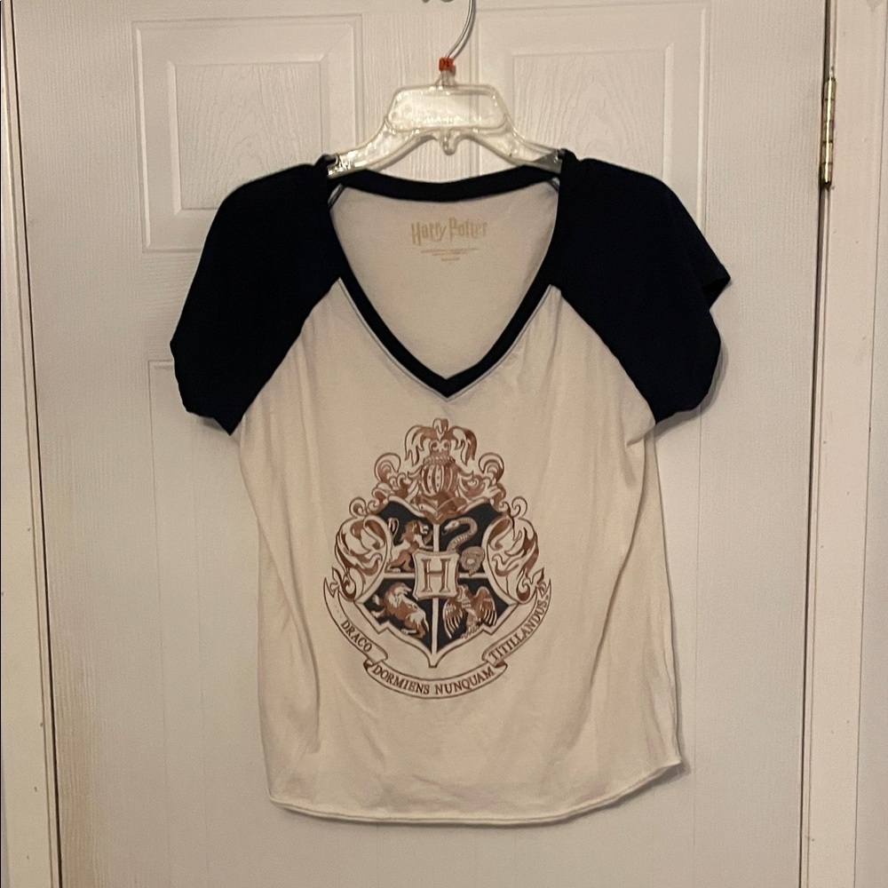 Warner Bros. Harry Potter Black and Cream Tee